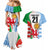 Custom Wales Argentina Rugby Couples Matching Mermaid Dress and Hawaiian Shirt The Welsh Dragon and Sol De Mayo World Cup 2023 LT9 - Wonder Print Shop