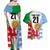 Custom Wales Argentina Rugby Couples Matching Off Shoulder Maxi Dress and Hawaiian Shirt The Welsh Dragon and Sol De Mayo World Cup 2023 LT9 - Wonder Print Shop