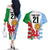 Custom Wales Argentina Rugby Couples Matching Off The Shoulder Long Sleeve Dress and Hawaiian Shirt The Welsh Dragon and Sol De Mayo World Cup 2023 LT9 - Wonder Print Shop