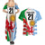 Custom Wales Argentina Rugby Couples Matching Summer Maxi Dress and Hawaiian Shirt The Welsh Dragon and Sol De Mayo World Cup 2023 LT9 - Wonder Print Shop