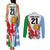 Custom Wales Argentina Rugby Couples Matching Tank Maxi Dress and Long Sleeve Button Shirts The Welsh Dragon and Sol De Mayo World Cup 2023 LT9 - Wonder Print Shop