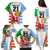 Custom Wales Argentina Rugby Family Matching Puletasi Dress and Hawaiian Shirt The Welsh Dragon and Sol De Mayo World Cup 2023 - Wonder Print Shop