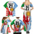 Custom Wales Argentina Rugby Family Matching Summer Maxi Dress and Hawaiian Shirt The Welsh Dragon and Sol De Mayo World Cup 2023 - Wonder Print Shop