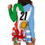 Custom Wales Argentina Rugby Hoodie Dress The Welsh Dragon and Sol De Mayo World Cup 2023 - Wonder Print Shop