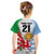 Custom Wales Argentina Rugby Kid T Shirt The Welsh Dragon and Sol De Mayo World Cup 2023 - Wonder Print Shop