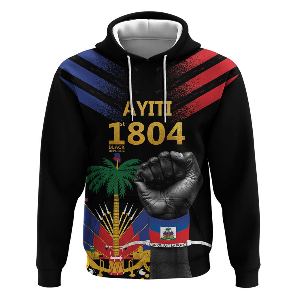 Haiti Independence Day Hoodie The First Black Republic Since 1804 - Wonder Print Shop