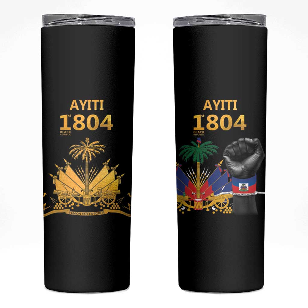 Haiti Independence Day Skinny Tumbler The First Black Republic Since 1804 - Wonder Print Shop