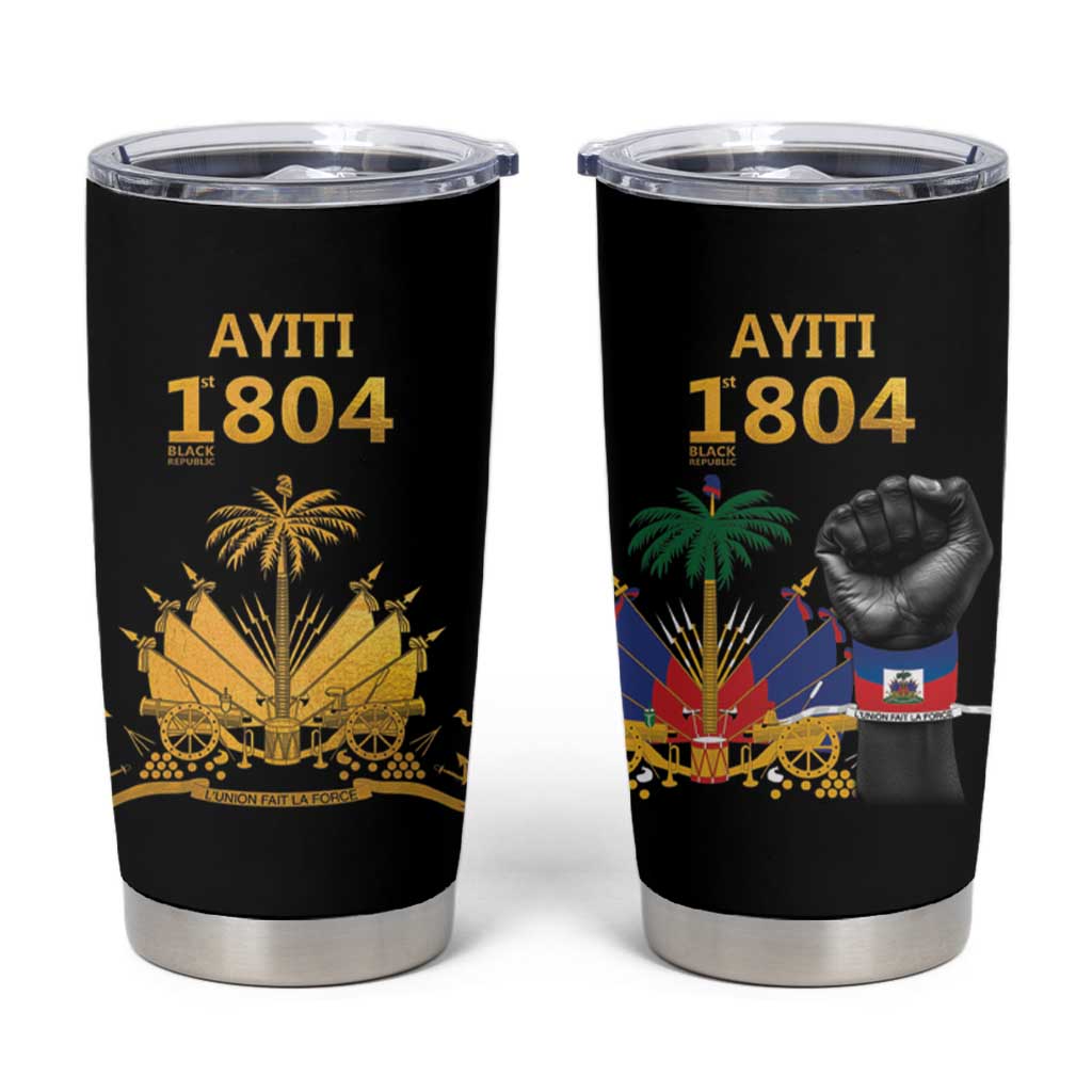 Haiti Independence Day Tumbler Cup The First Black Republic Since 1804 - Wonder Print Shop