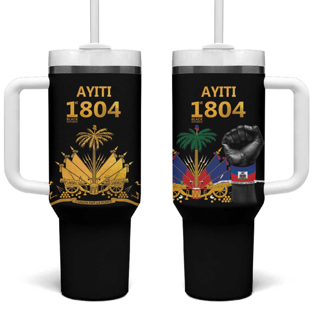 Haiti Independence Day Tumbler With Handle The First Black Republic Since 1804 - Wonder Print Shop