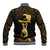 Haitian Negre Marron 1804 Baseball Jacket Gold Polynesian Pattern LT9 - Wonder Print Shop