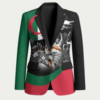 Personalized Algeria Blazer Algerian Flag With a Fennec Fox - Wonder Print Shop