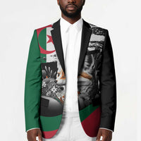 Personalized Algeria Blazer Algerian Flag With a Fennec Fox - Wonder Print Shop