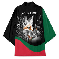 Personalized Algeria Kimono Algerian Flag With a Fennec Fox - Wonder Print Shop