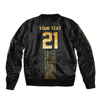 World Football 2026 Egypt Custom Bomber Jacket Ancient Egyptian Hieroglyphs - Wonder Print Shop