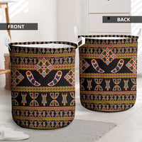 Bamenda Toghu Laundry Basket Traditional Attire Pattern
