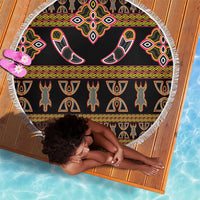 Bamenda Toghu Beach Blanket Traditional Attire Pattern