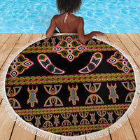 Bamenda Toghu Beach Blanket Traditional Attire Pattern