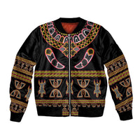 Bamenda Toghu Bomber Jacket Traditional Attire Pattern
