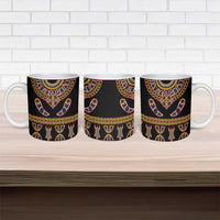 Bamenda Toghu Ceramic Mug Traditional Attire Pattern