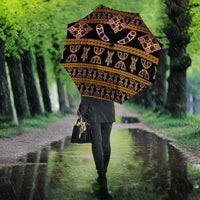 Bamenda Toghu Umbrella Traditional Attire Pattern
