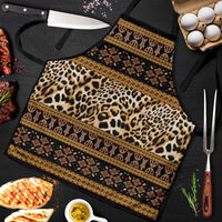 Cameroon Cheetah Toghu Pattern Apron
