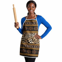 Cameroon Cheetah Toghu Pattern Apron