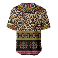 Cameroon Cheetah Toghu Pattern Baseball Jersey