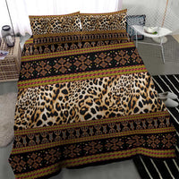 Cameroon Cheetah Toghu Pattern Bedding Set
