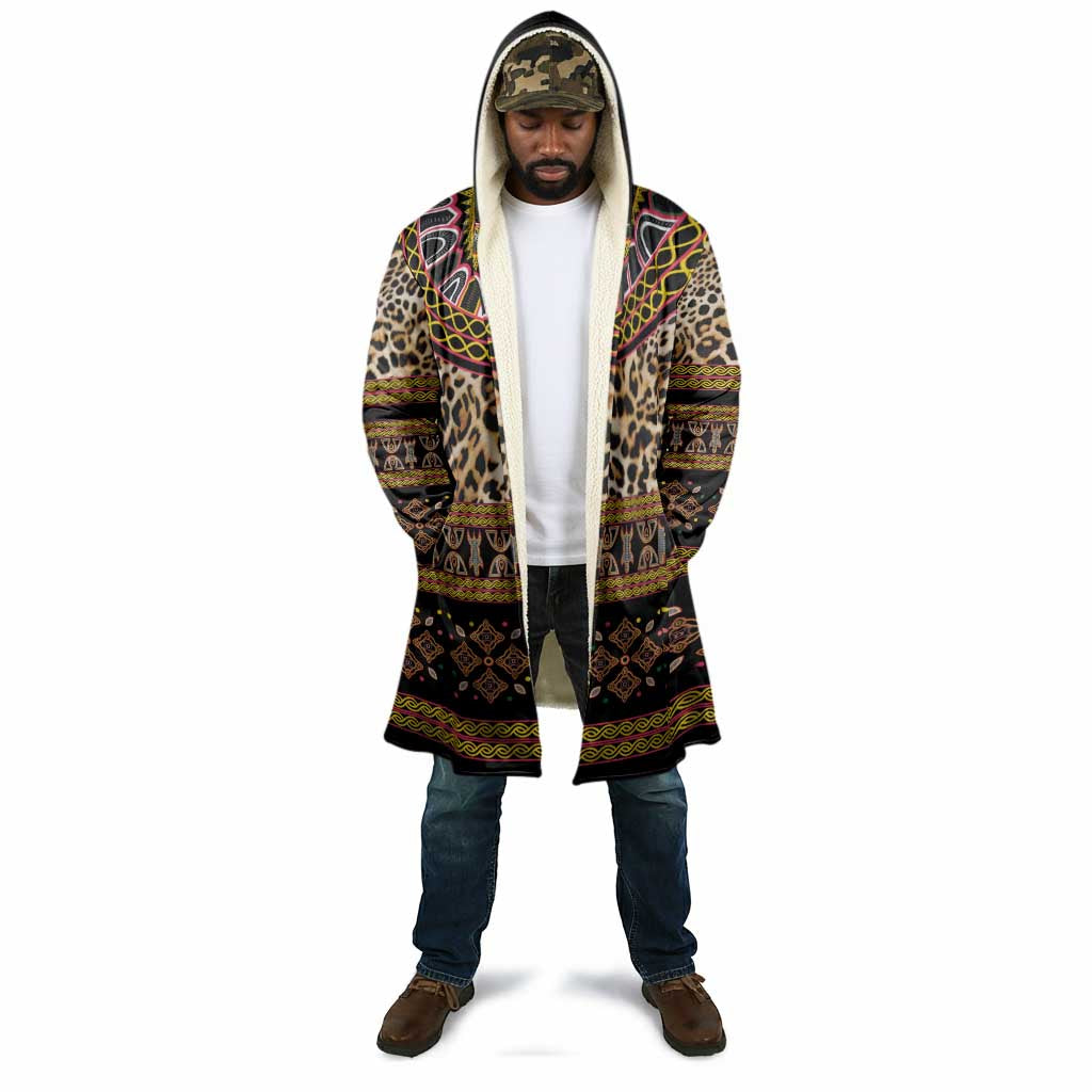 Cameroon Cheetah Toghu Pattern Cloak