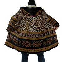Cameroon Cheetah Toghu Pattern Cloak