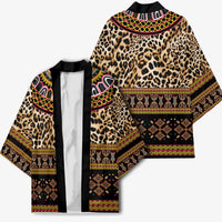 Cameroon Cheetah Toghu Pattern Kimono