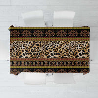 Cameroon Cheetah Toghu Pattern Tablecloth