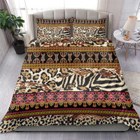 Cameroon Toghu Bedding Set Wild Animal Skins Seamless Pattern