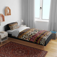 Cameroon Toghu Bedding Set Wild Animal Skins Seamless Pattern
