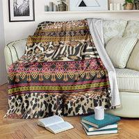 Cameroon Toghu Blanket Wild Animal Skins Seamless Pattern