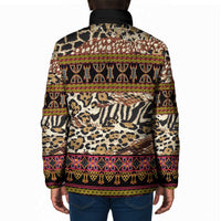 Cameroon Toghu Padded Jacket Wild Animal Skins Seamless Pattern