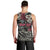 Personalized Japanese Kitsune Mask Men Tank Top With Polynesian Arty Style - Wonder Print Shop