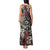 Personalized Japanese Kitsune Mask Tank Maxi Dress With Polynesian Arty Style - Wonder Print Shop