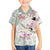 Personalized Japanese Shirasagi Bird Hawaiian Shirt Sakura and Hibiscus Polynesian Pattern - Wonder Print Shop