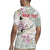 Personalized Japanese Shirasagi Bird Rugby Jersey Sakura and Hibiscus Polynesian Pattern - Wonder Print Shop