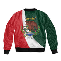 iViva Mexico Hidalgos Bell Personalized Bomber Jacket Mexican Independence Day Fiesta - Wonder Print Shop