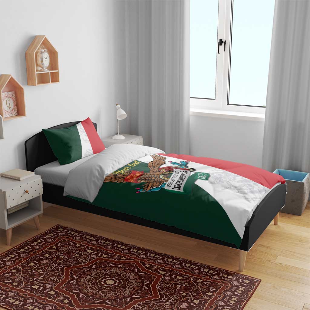 iViva Mexico Eagle Personalized Bedding Set Mexican Independence Day Fiesta - Wonder Print Shop