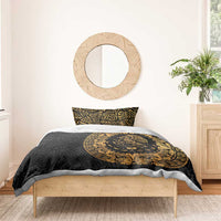 Mexican Aztec Bedding Set Golden Coat of Arm - Wonder Print Shop