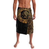 Mexican Aztec Lavalava Golden Coat of Arm - Wonder Print Shop