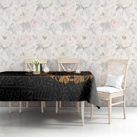 Mexican Aztec Tablecloth Golden Coat of Arm - Wonder Print Shop