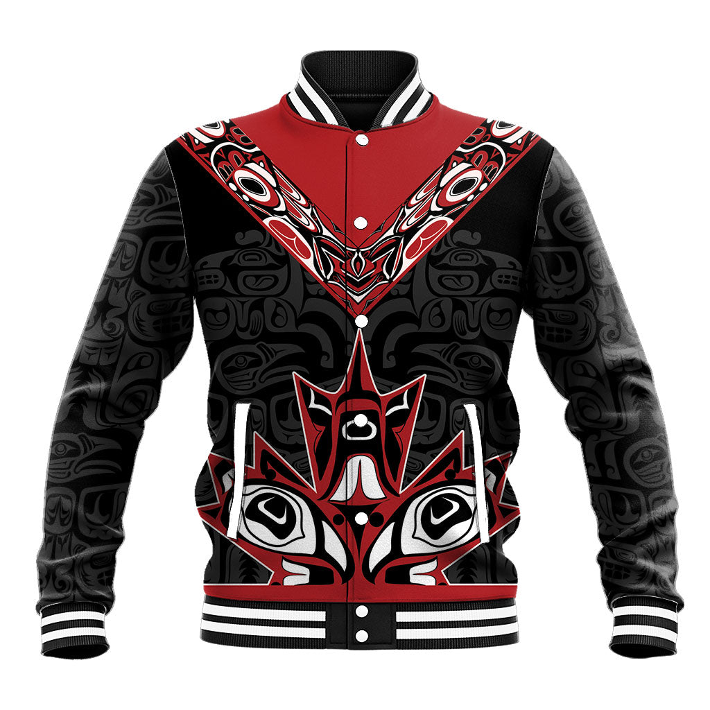 Canada Indigenous Heritage Personalized Baseball Jacket First Nations Inuit Metis Pride