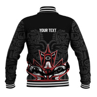 Canada Indigenous Heritage Personalized Baseball Jacket First Nations Inuit Metis Pride