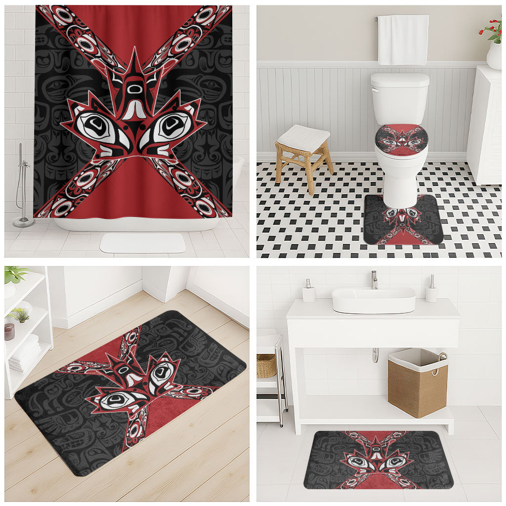 Canada Indigenous Heritage Bathroom Set First Nations Inuit Metis Pride