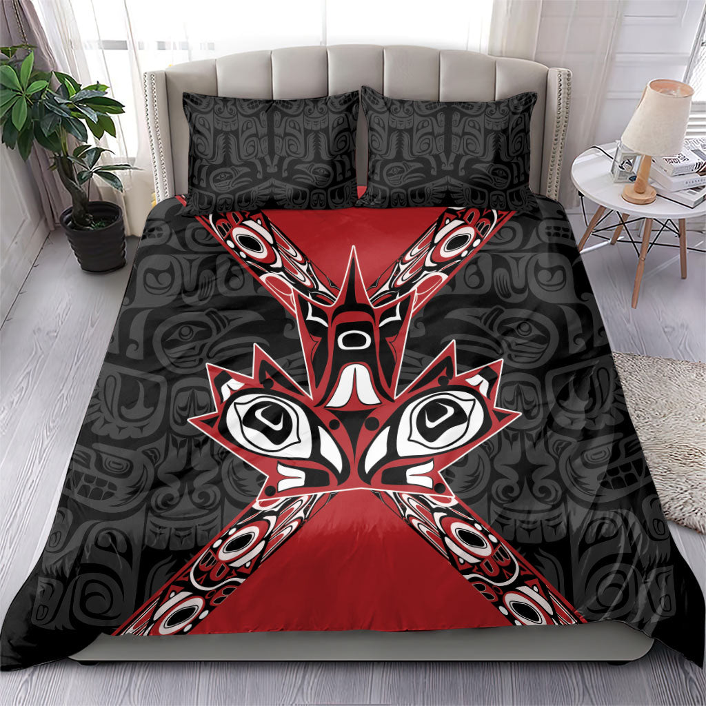 Canada Indigenous Heritage Bedding Set First Nations Inuit Metis Pride
