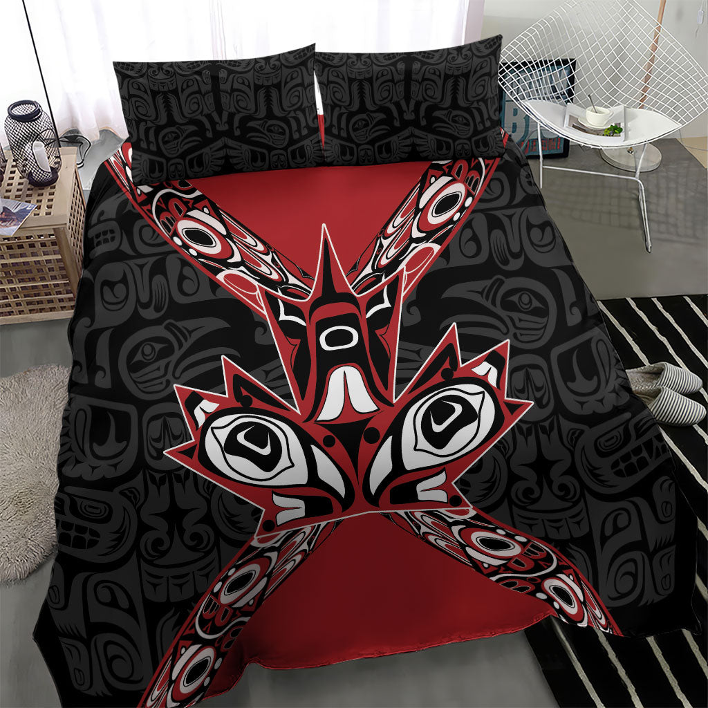 Canada Indigenous Heritage Bedding Set First Nations Inuit Metis Pride